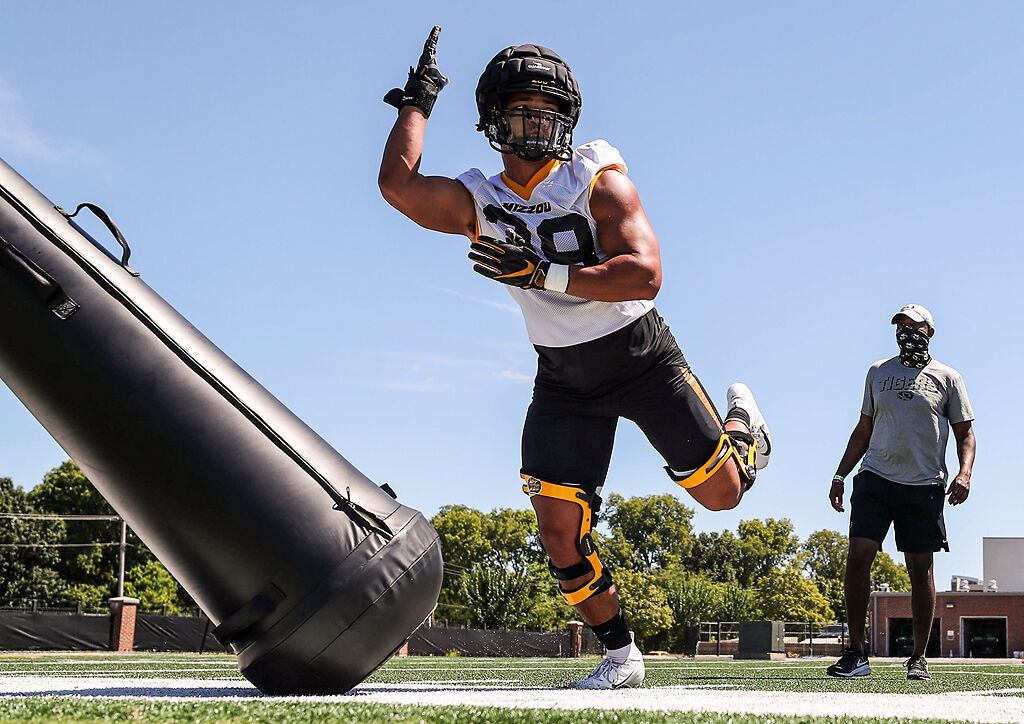 Mizzou defensive lineman Chris Turner